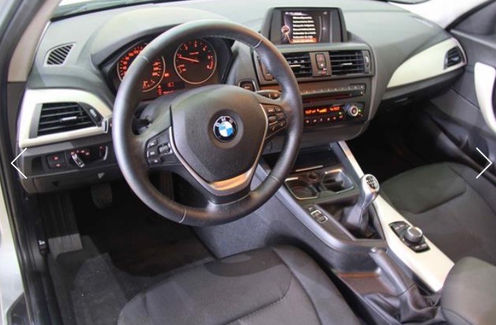 Left hand drive BMW 1 SERIES 118D SPANISH REGISTERED